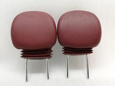 Mercedes SLK R171 Red Leather Headrest Set A1719700150 Headrest Set Faulty