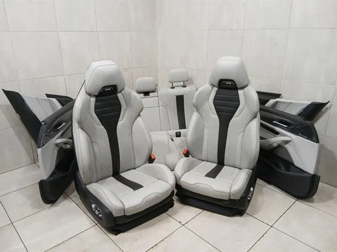 BMW F90 G30 M5 Seats Leather Merino Silverstone Seats Interior COOLED MASSAGE X3A9