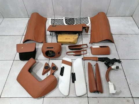 Ferrari 360 F131 Glovebox 65078900 Brown Leather Set Glove Box LHD