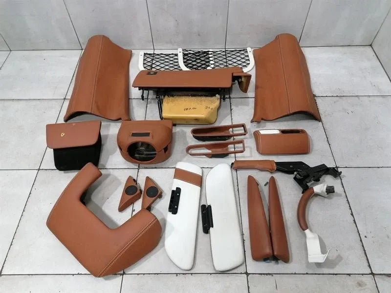 Ferrari 360 F131 Glovebox 65078900 Brown Leather Set Glove Box LHD