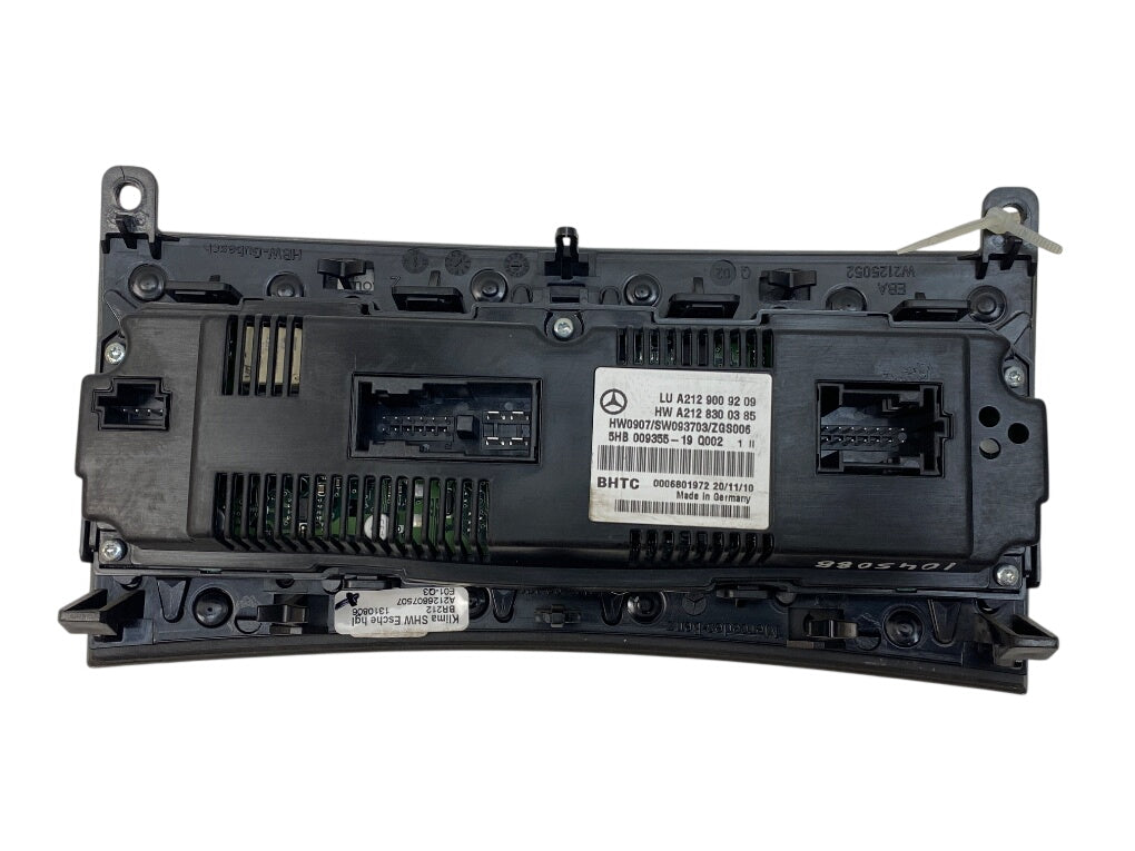A2129006827 Heater control panel MERCEDES-BENZ E-CLASS (W212) (2009-2016)