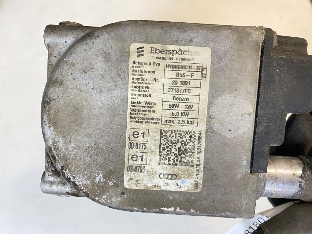 4H0265105H Auxiliary / pakring heater (webasto) AUDI A7 Sportback (4GA) (2010-2017)