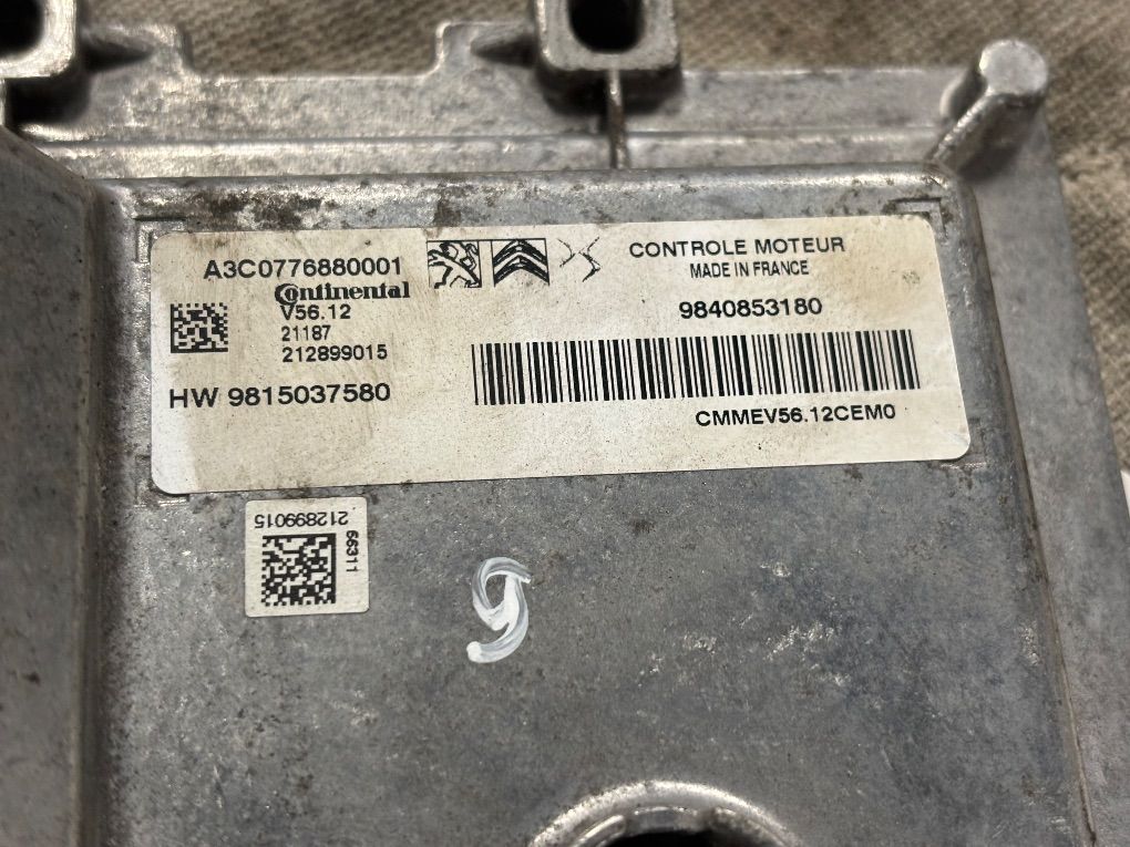 A3C0776880001 Engine Control Unit / module (ECU) CITROËN C3 III (SX) (2016-2024)