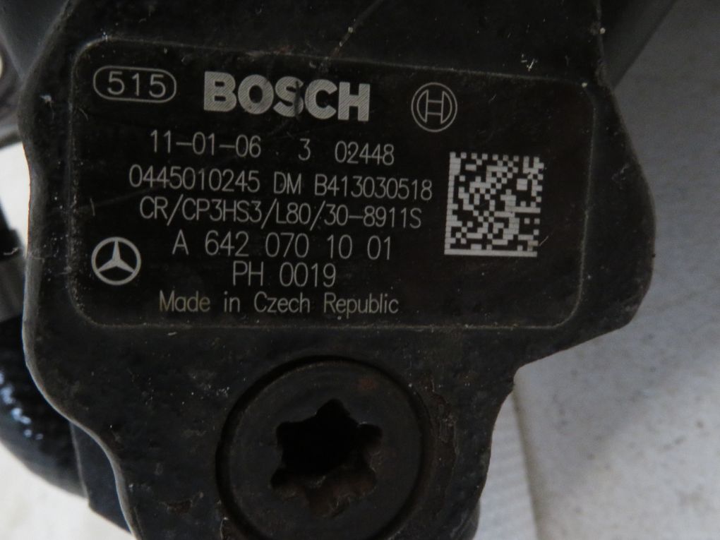 A6420701201 A6420701001 A6420700801 Fuel injection pump, diesel MERCEDES-BENZ E-CLASS (W212) (2009-2016)