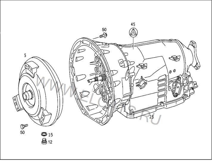 722640 2112706301 Gearbox MERCEDES-BENZ C-CLASS (W204) (2007-2013)