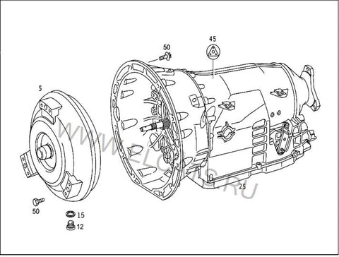 722640 2112706301 Gearbox MERCEDES-BENZ C-CLASS (W204) (2007-2013)