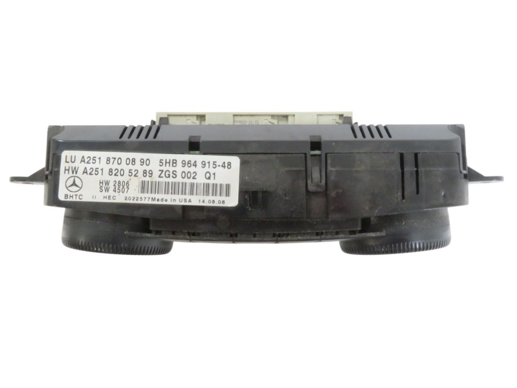 A2519000401 Heater control panel MERCEDES-BENZ GL-CLASS (X164) (2006-2012)
