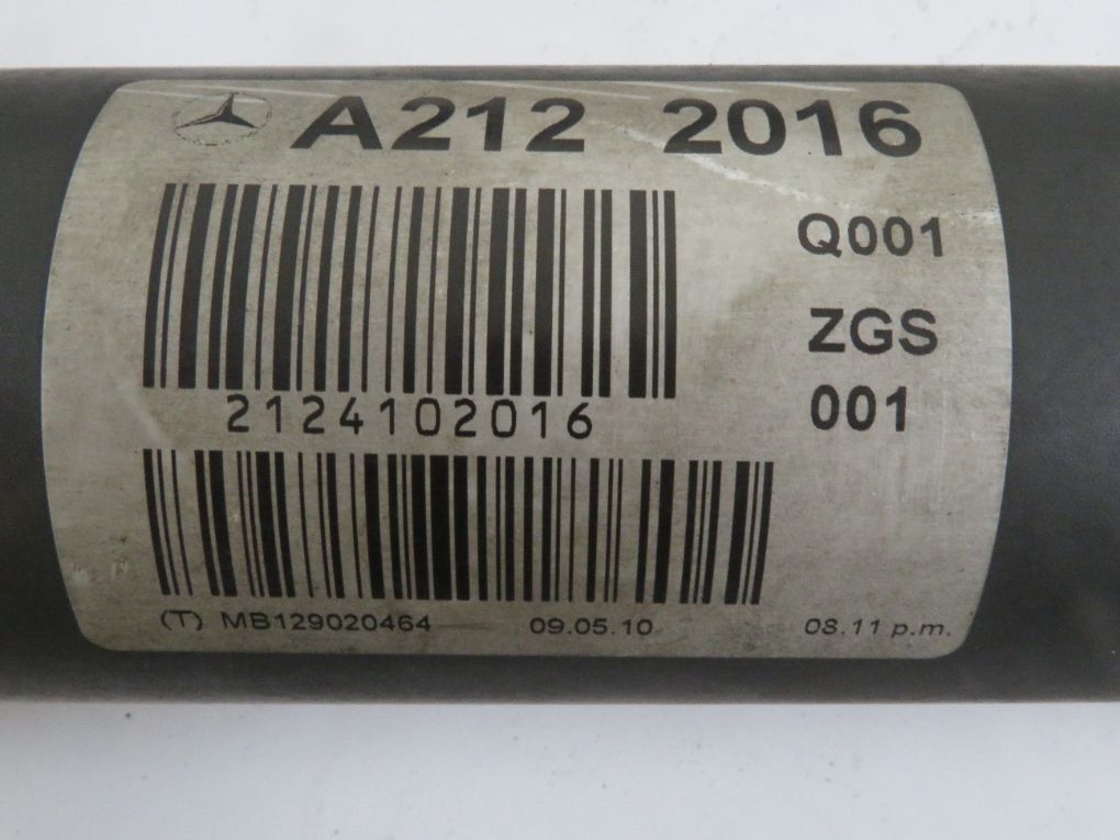 A2124102016 A2124102016 A2044103581 Propeller Shaft Complete MERCEDES-BENZ E-CLASS (W212) (2009-2016)