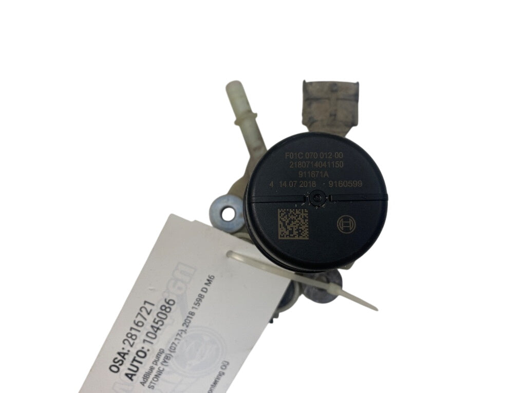 F01C07001200 F01C070013 F01C250165 AdBlue Pump KIA STONIC (YB) (2017-)