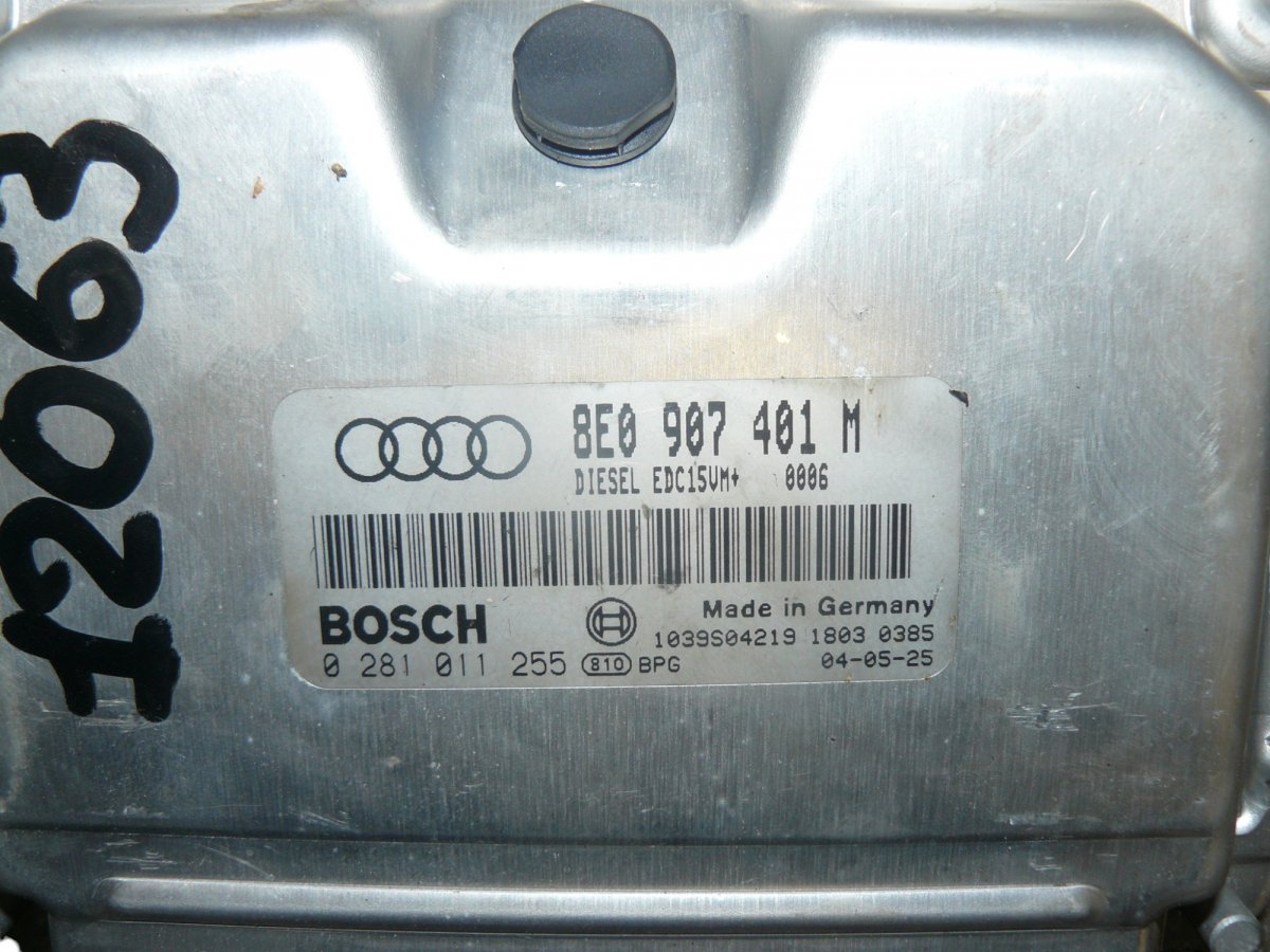 0281011255 Engine Control Unit / module (ECU) AUDI A4 (B6) (2000-2004)