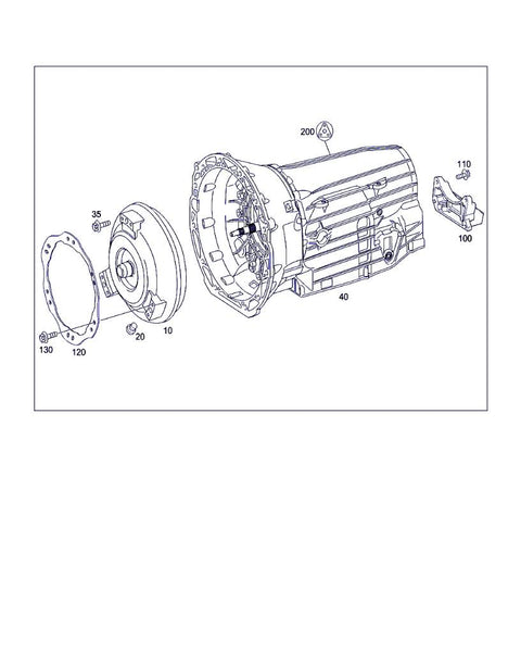 722908 2042709102 Gearbox MERCEDES-BENZ E-CLASS Coupe (C207) (2009-2016)