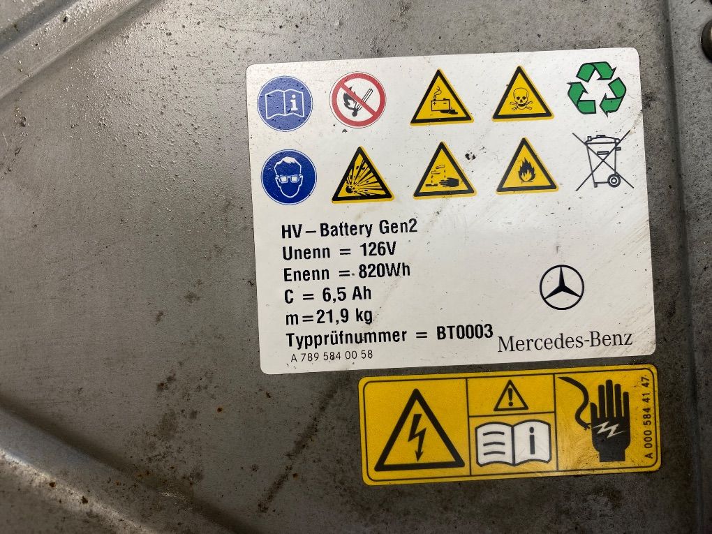 A2053402500 High voltage battery (EV, Hybrid) MERCEDES-BENZ C-CLASS (W205) (2013-2021)