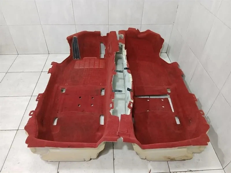 Porsche 911 991 Floor Mats 99155101106 Floor Mats LHD RED SET Set