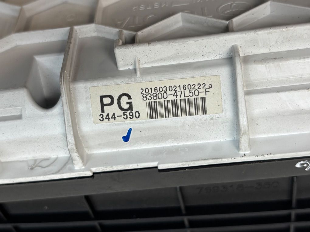 8380047L250 Instrument Cluster TOYOTA PRIUS IV (XW50) (2015-2022)