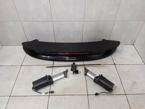 OEM PORSCHE 992 COUPE MK1 TURBO Rear Lid Spoiler Set DRIVE 992827878M 992827234E
