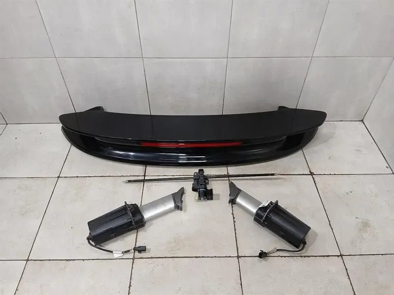 OEM PORSCHE 992 COUPE MK1 TURBO Rear Lid Spoiler Set DRIVE 992827878M 992827234E