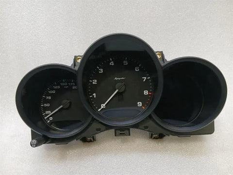 Porsche Boxster Spyder 718 Instrument Cluster 982920854B Speedometer MPH MANUAL