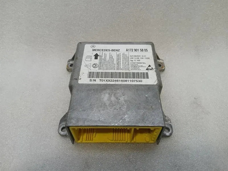 Mercedes GT R190 Roadster Safety Module ECU A1729015805 Air Control Unit SRS