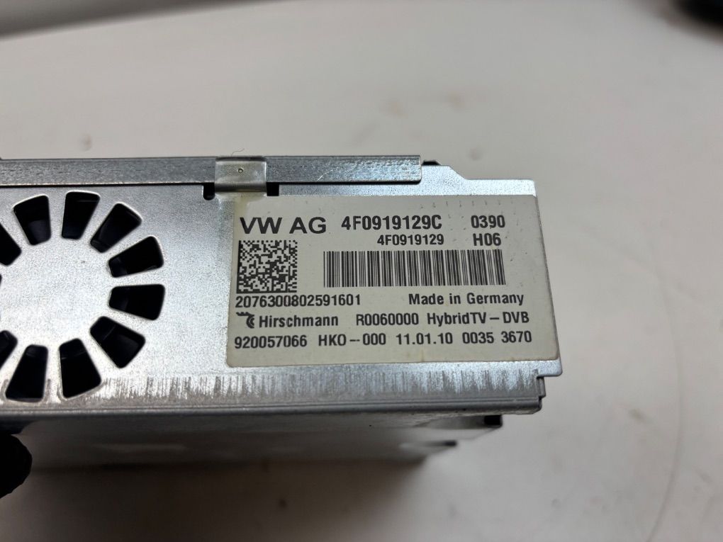 4F0919129G TV - Receiver (Tuner) AUDI A8 (4H) (2009-2017)