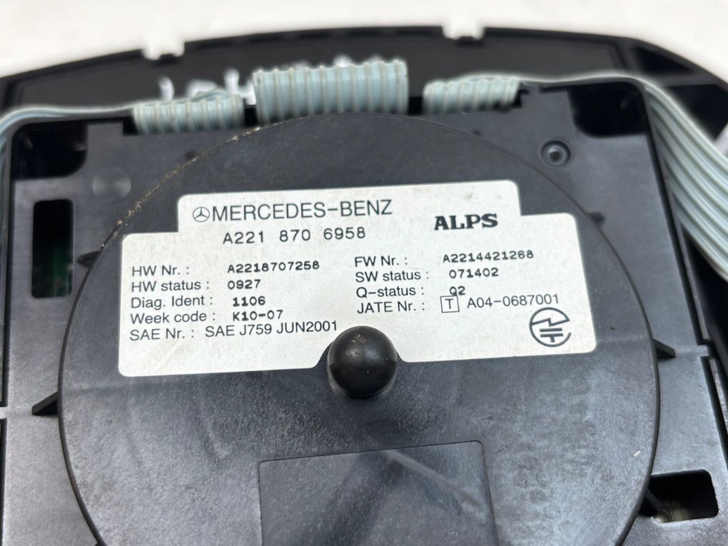 A2218706958 Joystick (MMI control switch / pad) MERCEDES-BENZ S-CLASS (W221) (2005-2013)