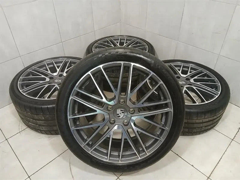 21 Porsche Panamera 976 G3 Alloy Wheel Set 21" Turbo Design 971601025BS Rims