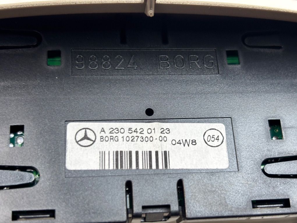 102730000 1027300-00 Clock MERCEDES-BENZ SL-CLASS (R230) (2001-2012)