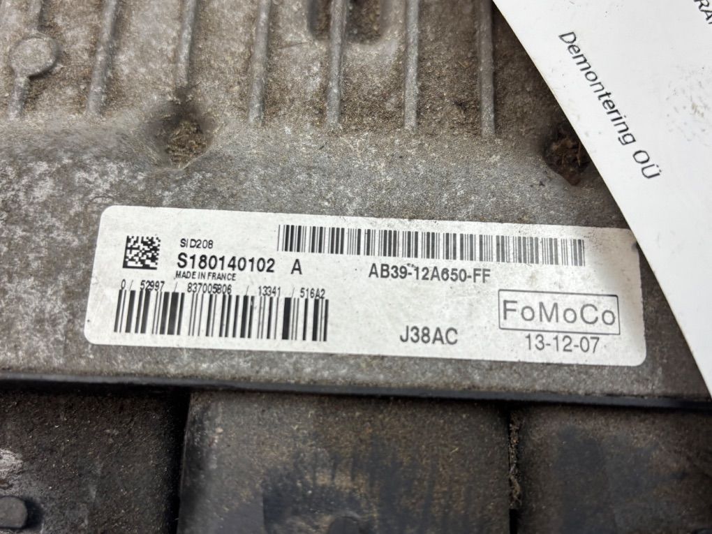 A2C92217403 A2C97960703 S180140102A S180140101A Engine Control Unit / module (ECU) FORD RANGER III (TKE, PX) (2011-2023)