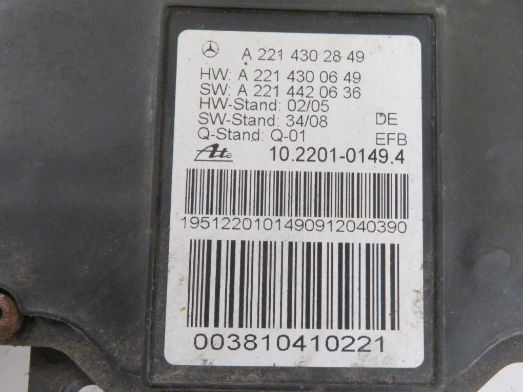 A2214302949 Parking brake motor / actuator MERCEDES-BENZ S-CLASS Coupe (C216) (2006-2013)