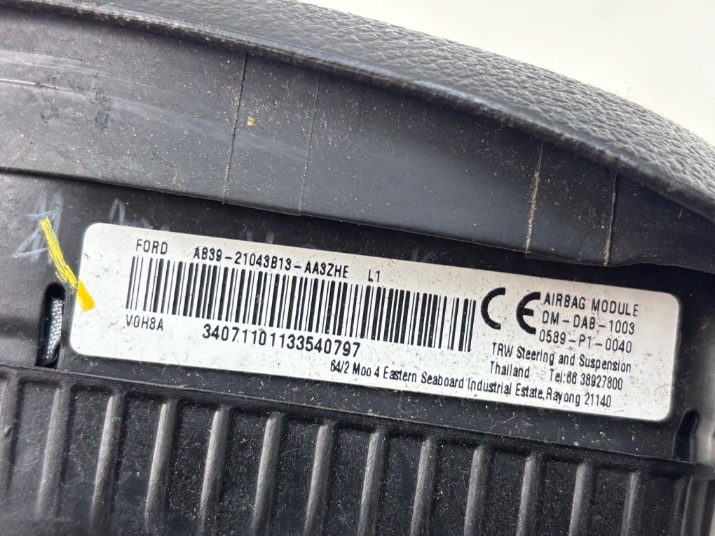 2549320 Steering Wheel Airbag FORD RANGER III (TKE, PX) (2011-2023)
