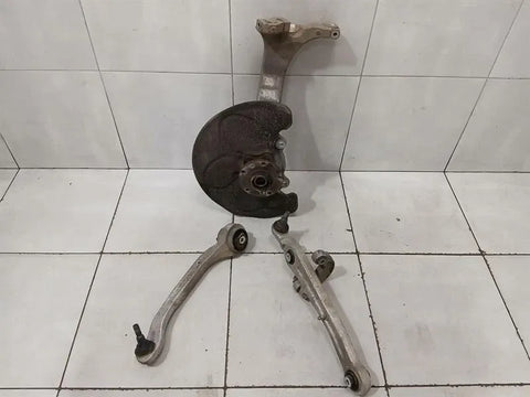 11-17 Bentley Continental GT W12 Left Front Hub 3W0407245A Wheel Bearing Housing Left