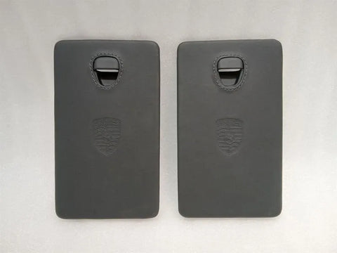 Porsche 911 991 Cover 99155562202 Fuse Box Cover Set Leather with Dark Stitches