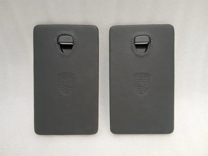 Porsche 911 991 Cover 99155562202 Fuse Box Cover Set Leather with Dark Stitches