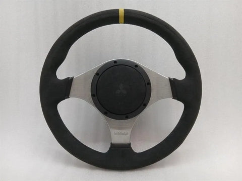 Misubishi Lancer Steering Wheel EVO EVOLUTION 7 8 9 MOMO JDM OEM SET ALCANTARA
