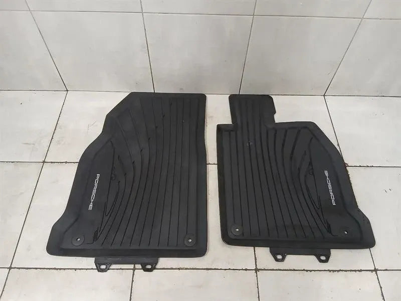 Porsche 911 992 Floor Mat Set Rubber OEM RIGHT HAND DRIVE RHD