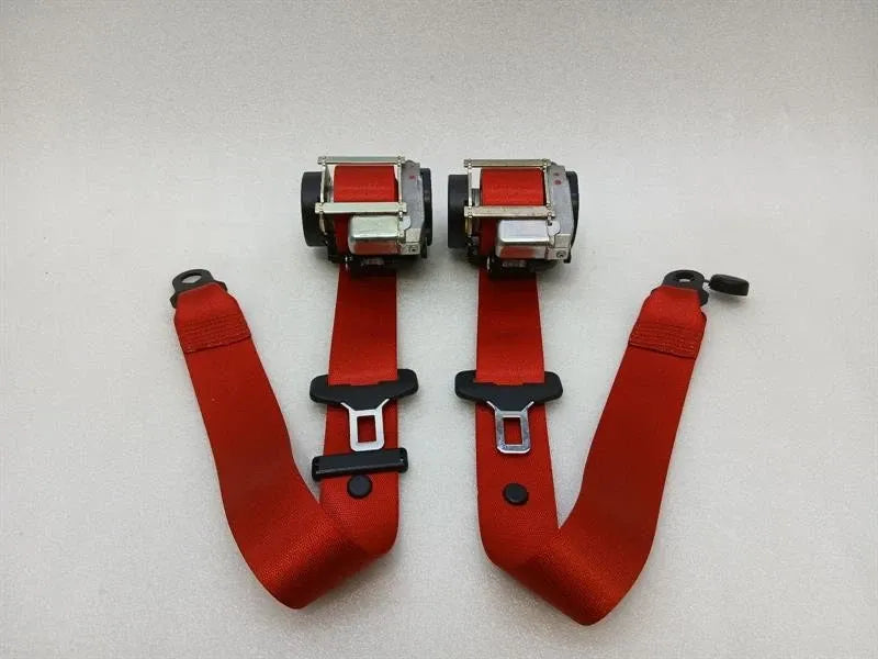 Porsche 911 991 Front Seat Belt 99180303404 Convertible Set Belt Front Guards Red