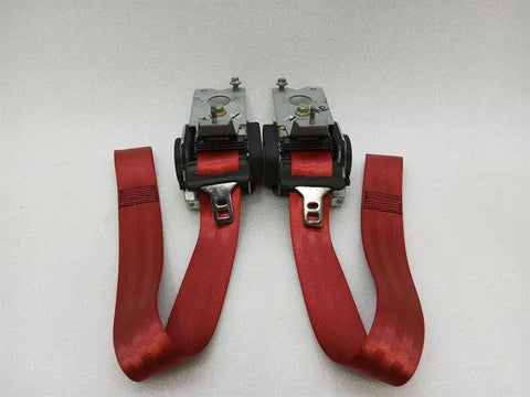 ASTON MARTIN VANQUISH S 04-07 V12 FRONT RED SEATBELT SET 1R12-743254-AA SET