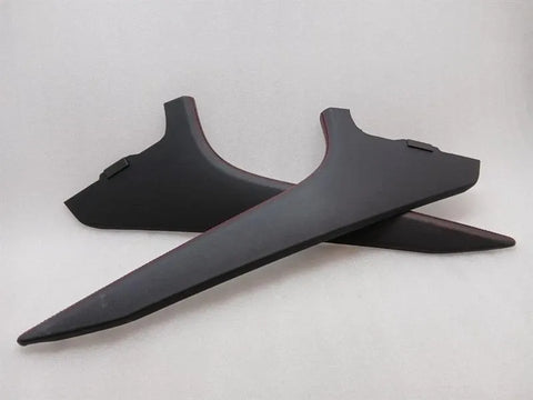 PORSCHE CAYMAN 718 GT4 CONSOLE LEATHER 982858066A LEATHER COVERS RED STITCHING
