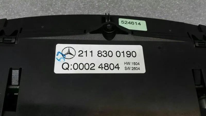 Mercedes E Class W211 Climate Control Panel Climate A2118300790 Auto Climate Control