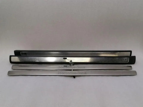Mercedes CL W217 door sill set A2176800535 LED door entry sill defect 2176800035