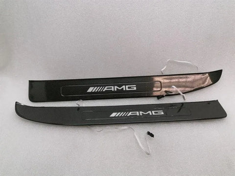Mercedes GT C190 GT CARBON LED ILLUMINATED Door Sill A1906800035 Door Sill Trim