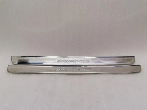 Mercedes C Class W205 AMG LED Door Sill Set A2056809108 Door Sill Trim Faulty