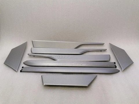 Porsche Taycan 9J Door Trim Panel Cover Incomplete Set 9J1853209 Cover Aluminum