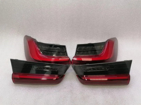 BMW 3 Series M3 G80 G20 Rear Light Red Indicator USA SAE Tail Light Set