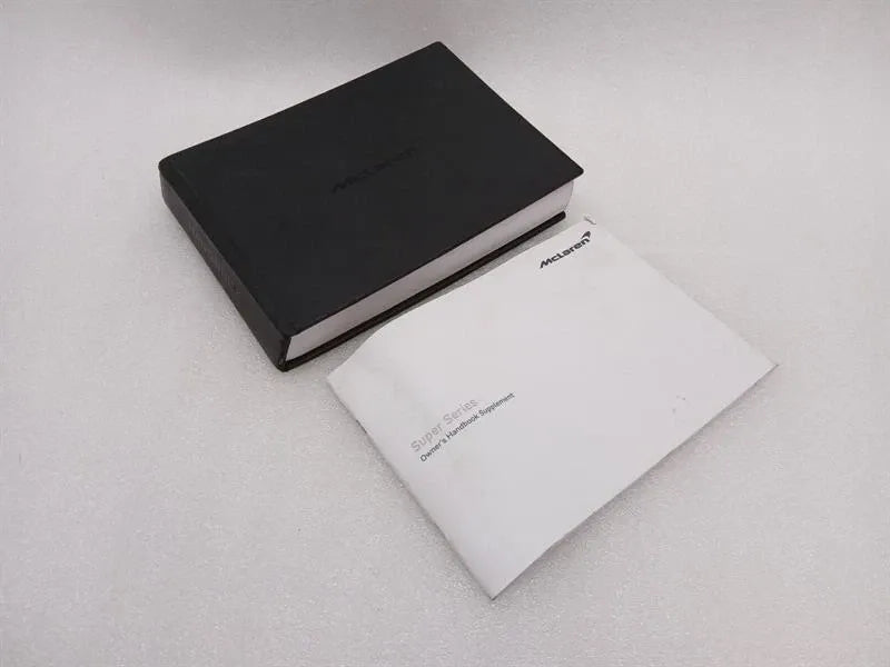 McLaren 720S Coupe Owner's Manual Vehicle Manual
