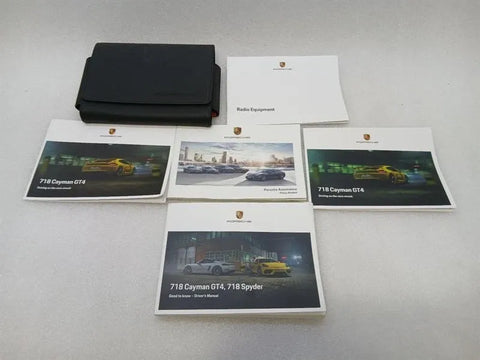 Porsche Cayman 718 GT4 Service Booklet Service Booklet Owners Manual Handbook