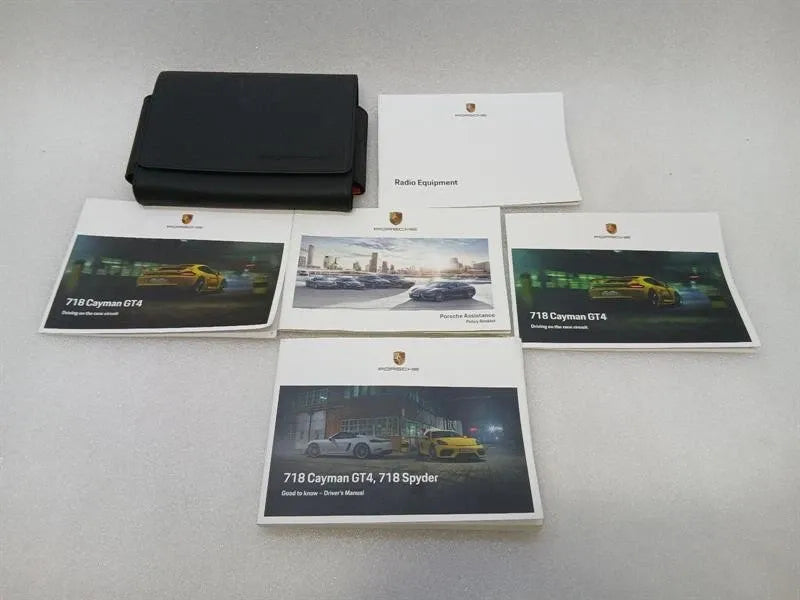 Porsche Cayman 718 GT4 Service Booklet Service Booklet Owners Manual Handbook