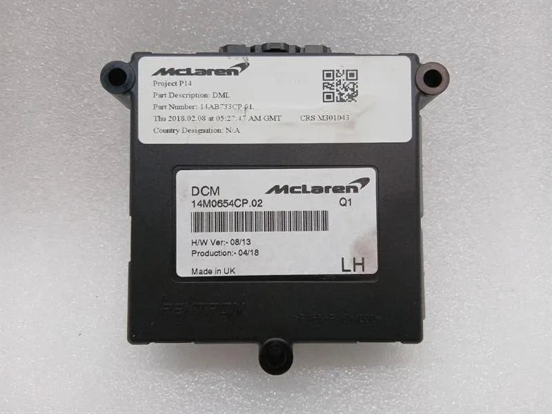 McLaren 720S Coupe Electronic module 14M0654CP LH DOOR ECU