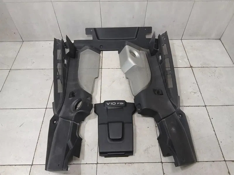 Audi R8 Type 42 5.2 V10 Coupe Engine Cover 420863082K SET Engine Cover
