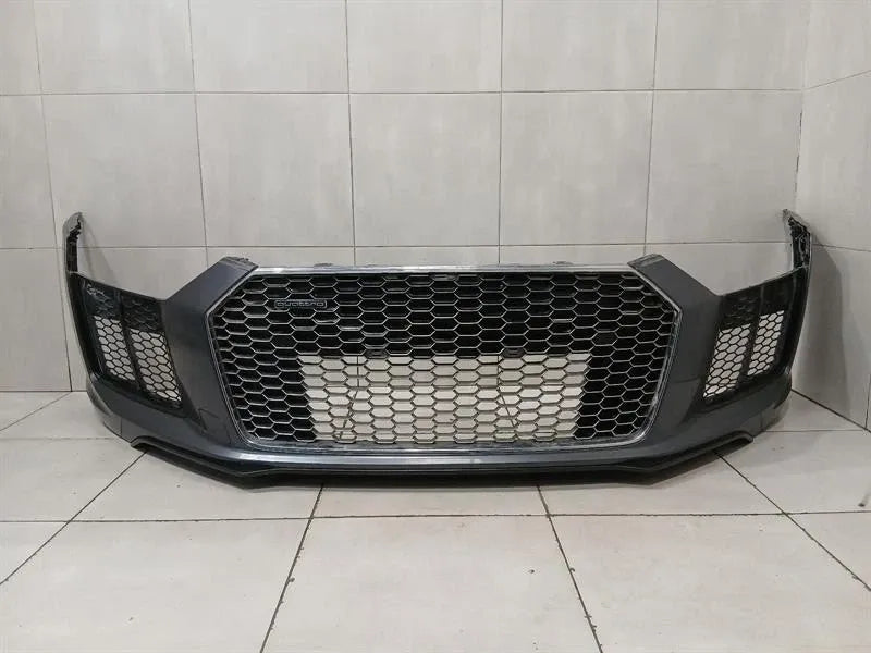 AUDI R8 4S PLUS CARBON FRONT BUMPER 4S0807103 FRONT BUMPER COMPLETE GRILL