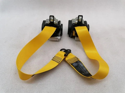 Porsche Cayman 987 Seatbelt Set Racing Yellow 98780303303 Seat Belt Set